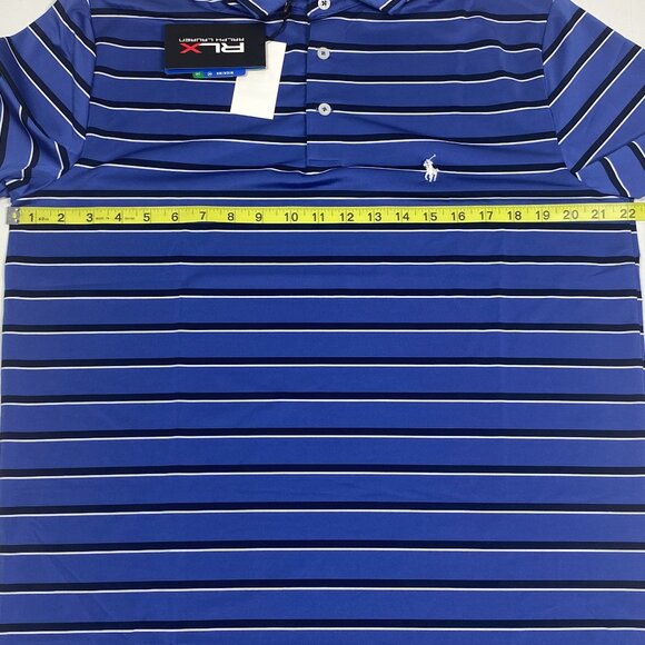 NWT Polo Ralph Lauren RLX Golf Performance Stretch Shirt - Striped - Picture 7 of 9